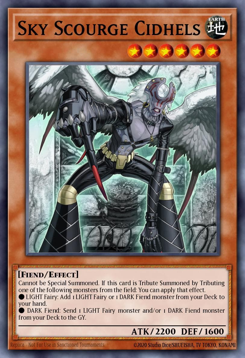 Sky Scourge Cidhels Lightning Overdrive Premiere! promotional card card