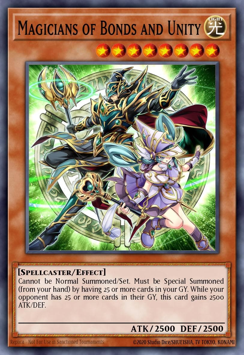 Magicians of Bonds and Unity Duelist Nexus card
