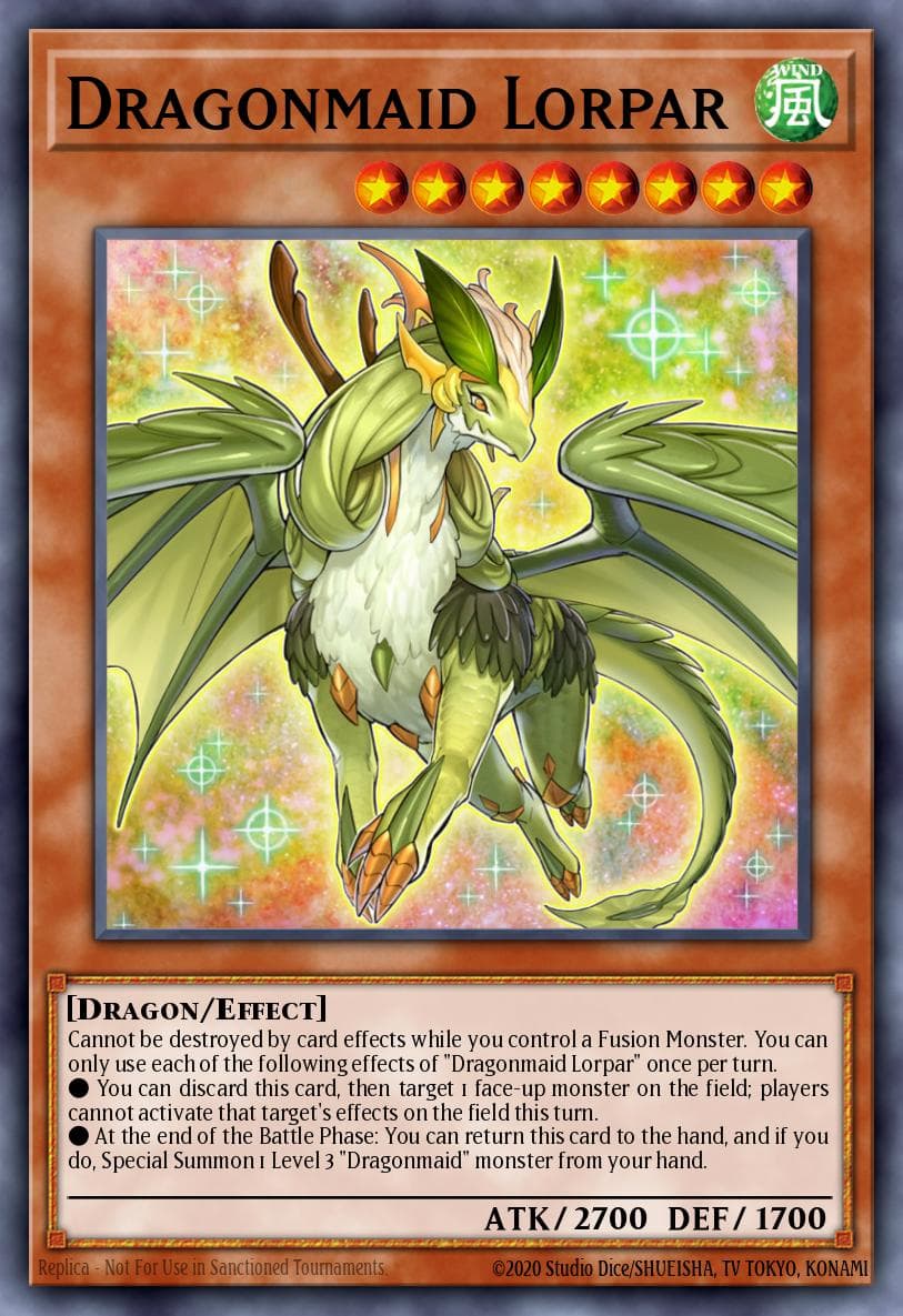 Dragonmaid Lorpar Mystic Fighters card