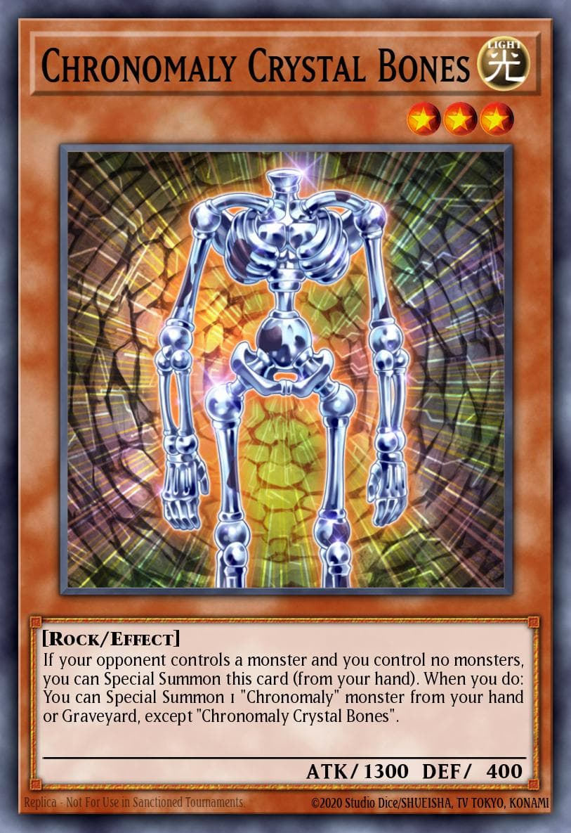 Chronomaly Crystal Bones Return of the Duelist: Special Edition card
