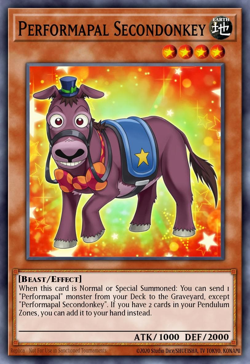Performapal Secondonkey Dimension of Chaos: Special Edition card
