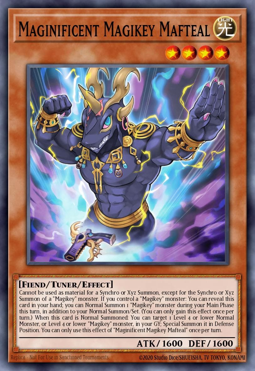 Maginificent Magikey Mafteal Burst of Destiny card