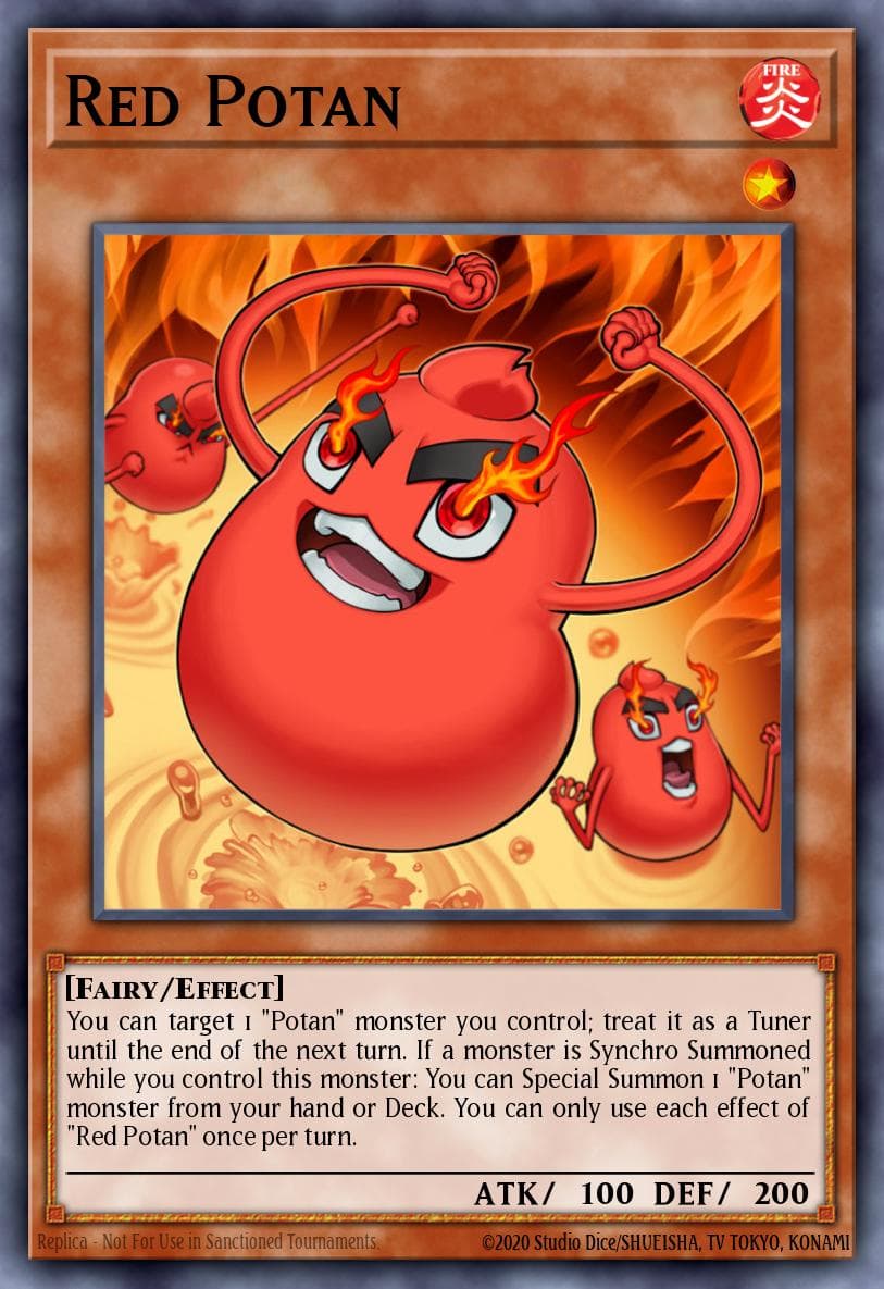 Red Potan Rise of the Duelist Premiere! promotional card card