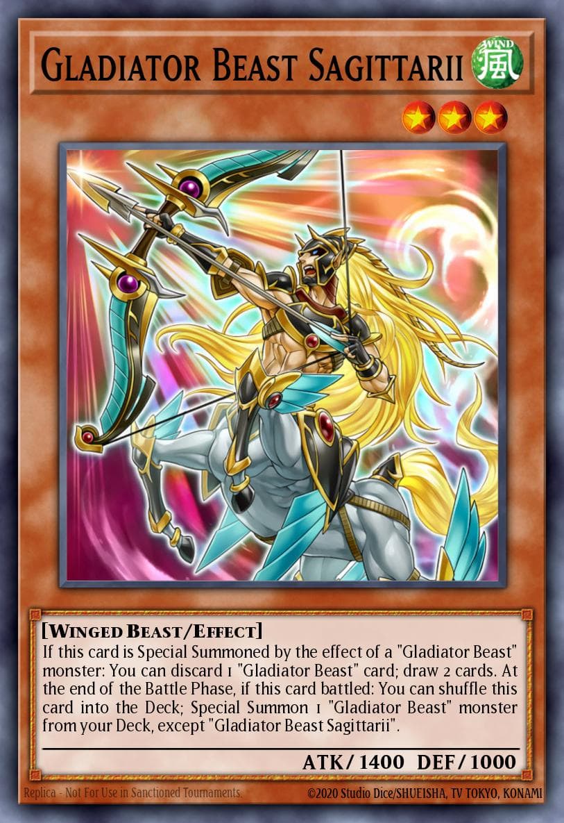 Gladiator Beast Sagittarii 2020 Tin of Lost Memories Mega Pack card