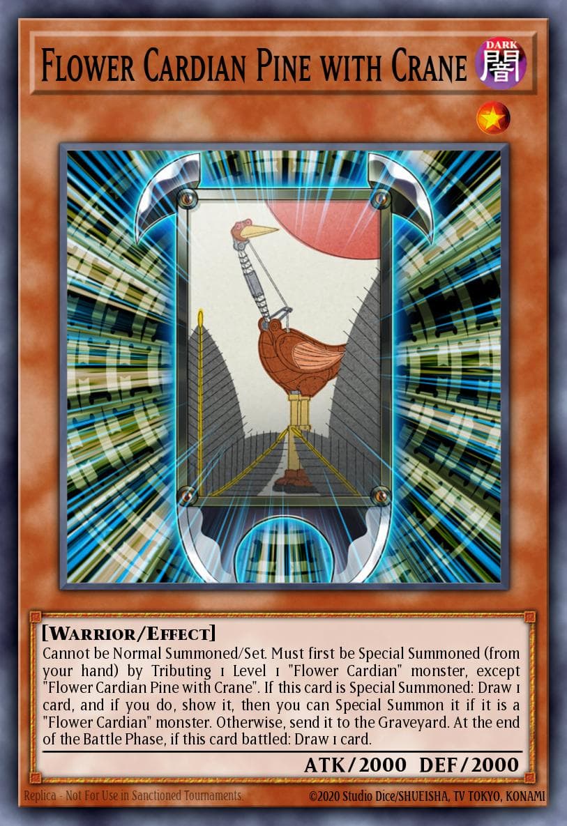Flower Cardian Pine with Crane Dragons of Legend: The Complete Series card