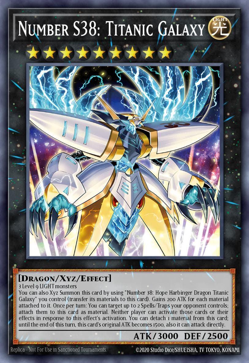 Number S38: Titanic Galaxy Battles of Legend: Monster Mayhem card