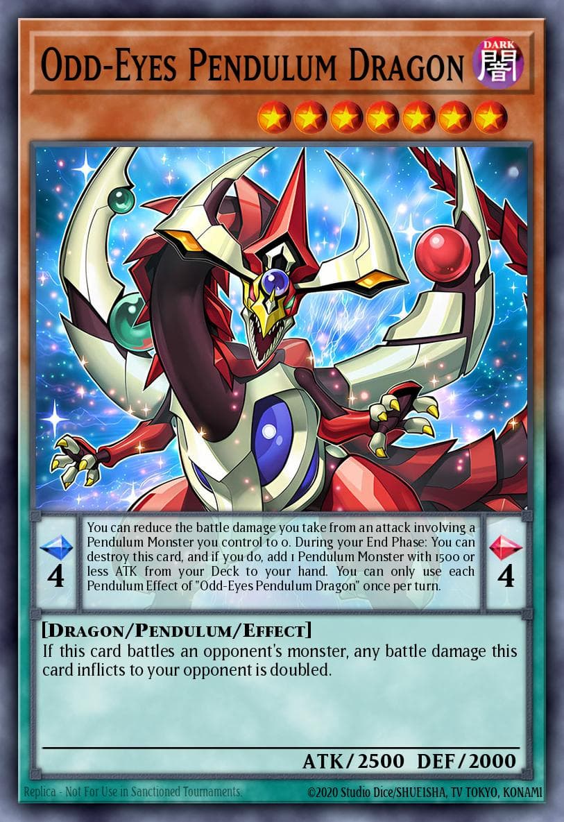 Odd-Eyes Pendulum Dragon Master of Pendulum Structure Deck card