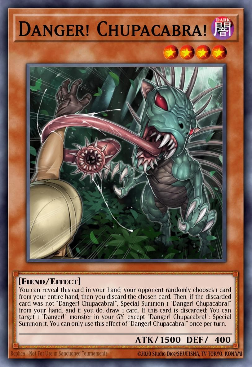 Danger! Chupacabra! Structure Deck: Sacred Beasts card