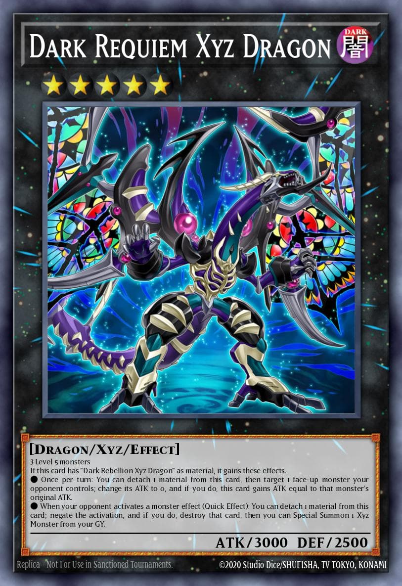 Dark Requiem Xyz Dragon Ghosts From the Past card