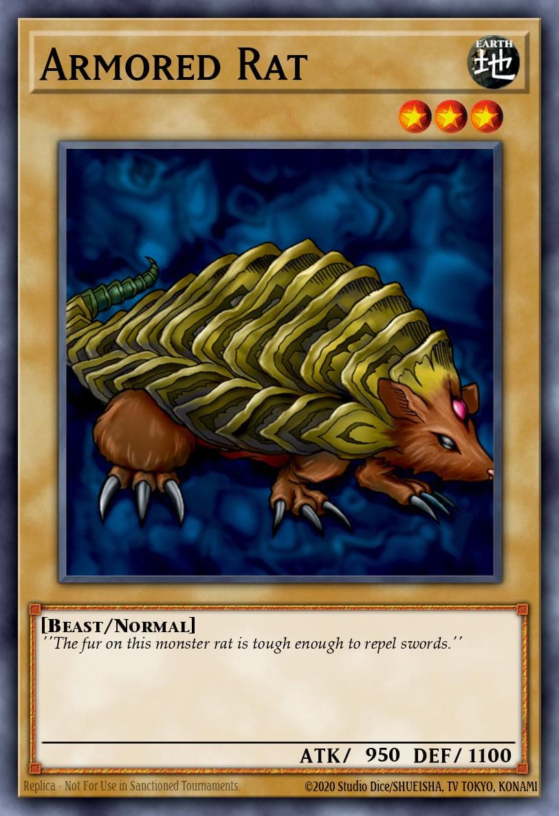 Armored Rat 遊戲王 card
