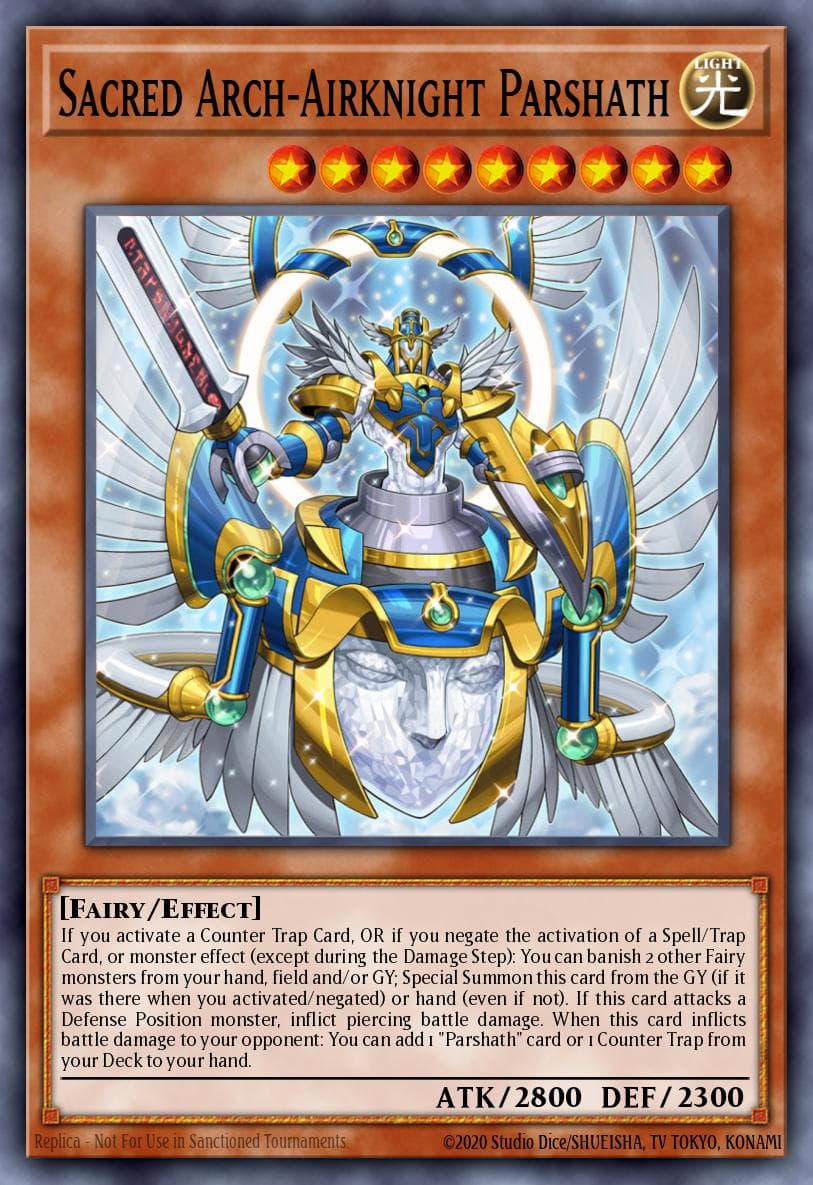 Sacred Arch-Airknight Parshath Structure Deck: Wave of Light card