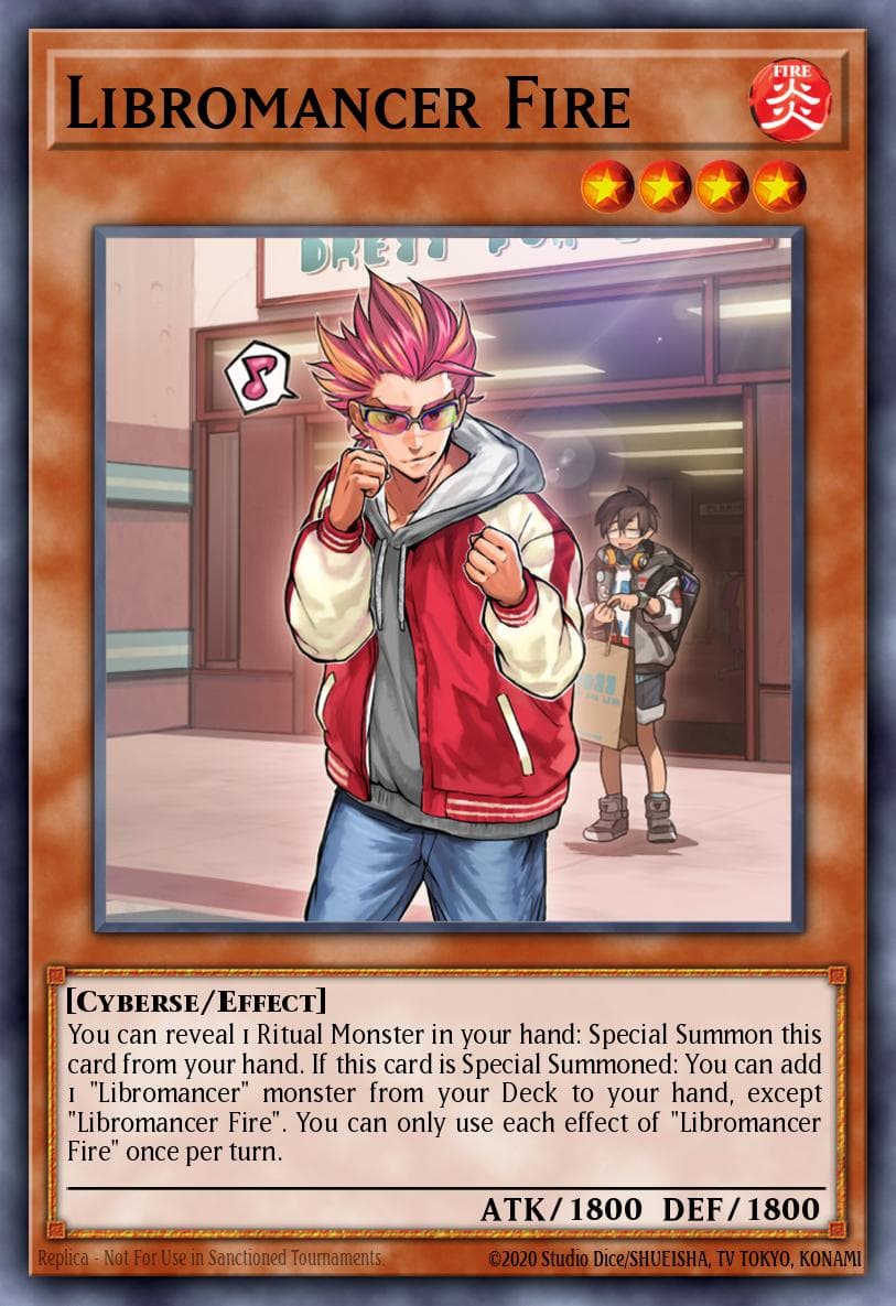 Libromancer Fire Dimension Force card