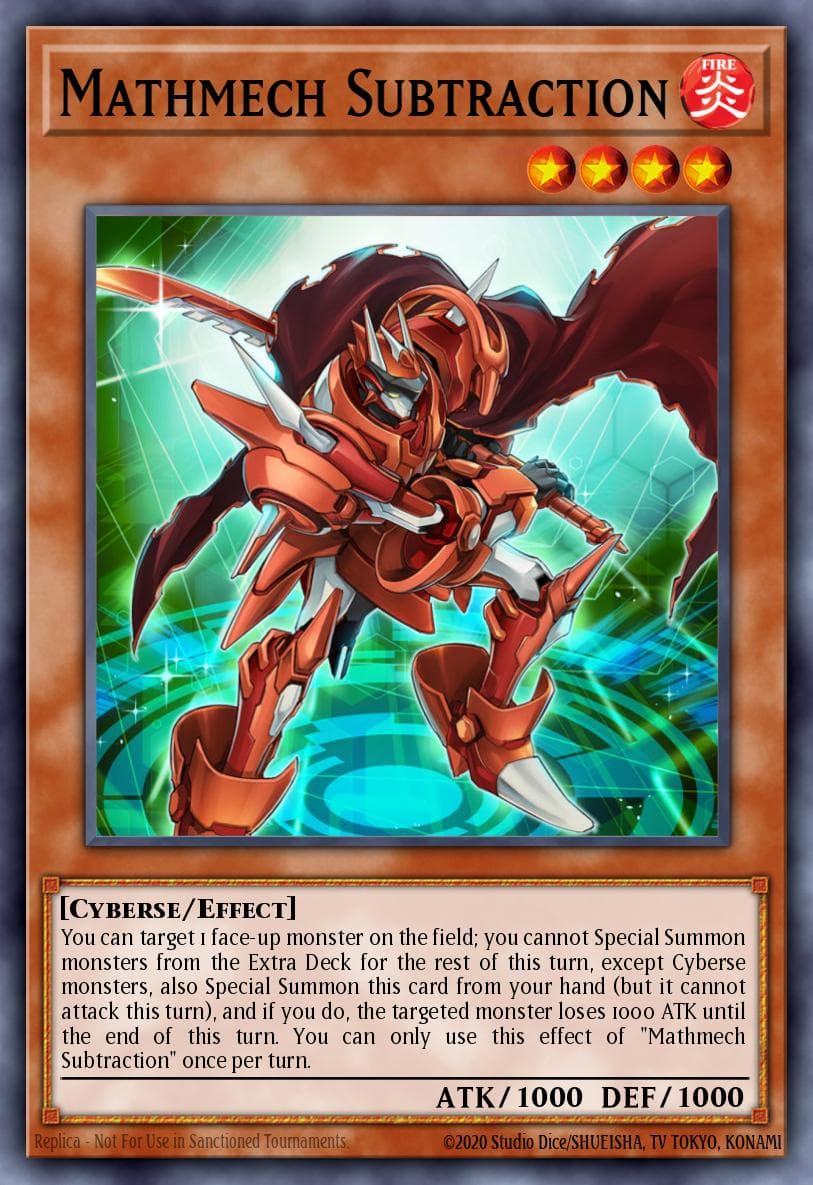 Mathmech Subtraction Mystic Fighters card