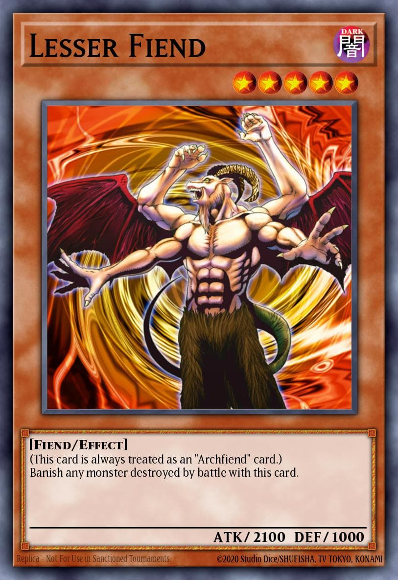 Lesser Fiend Dark Beginning 2 card