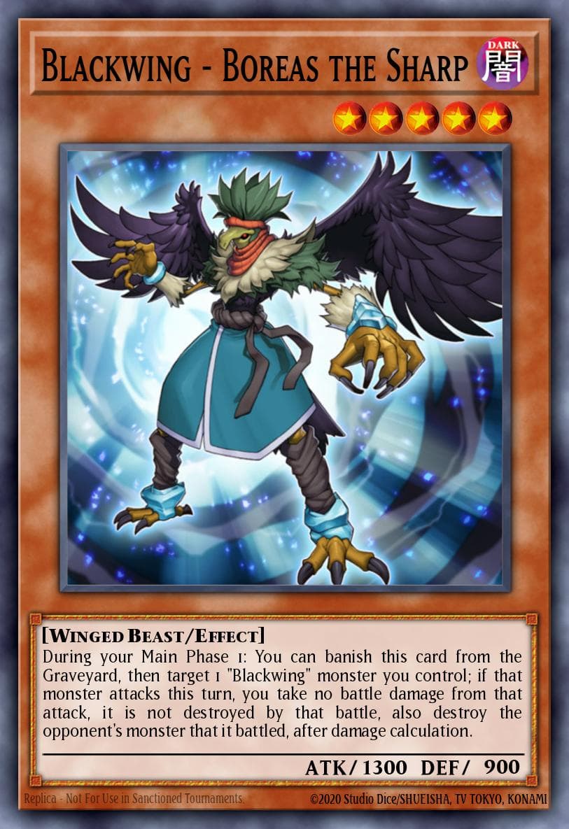 Blackwing - Boreas the Sharp Storm of Ragnarok: Special Edition card