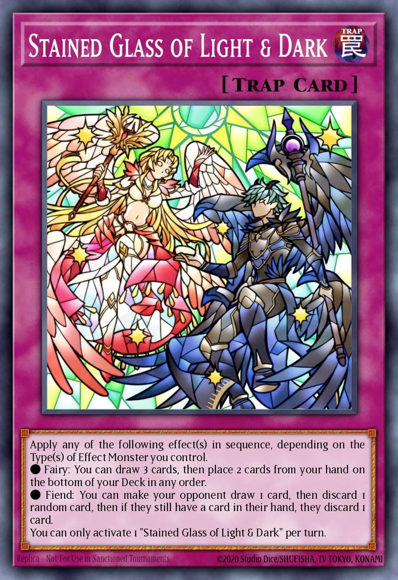 Stained Glass of Light & Dark Burst of Destiny card