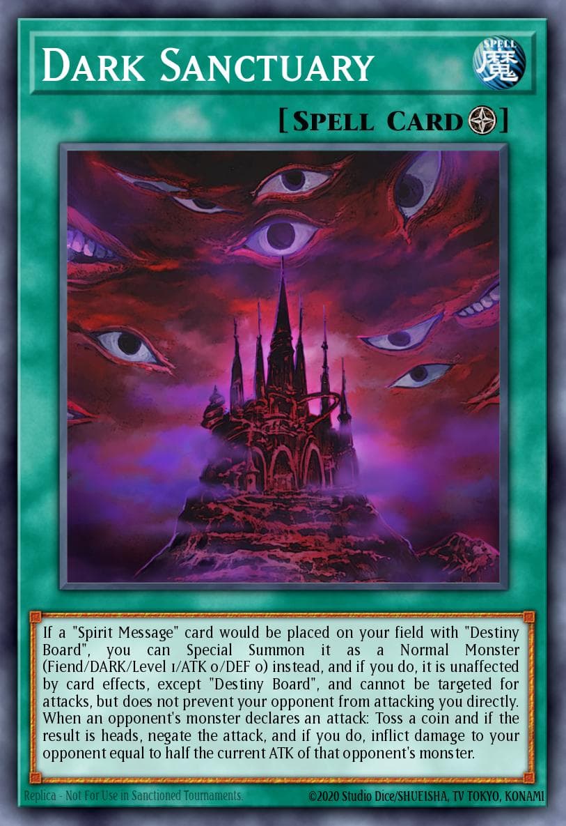 Dark Sanctuary Legendary Duelists: Immortal Destiny card
