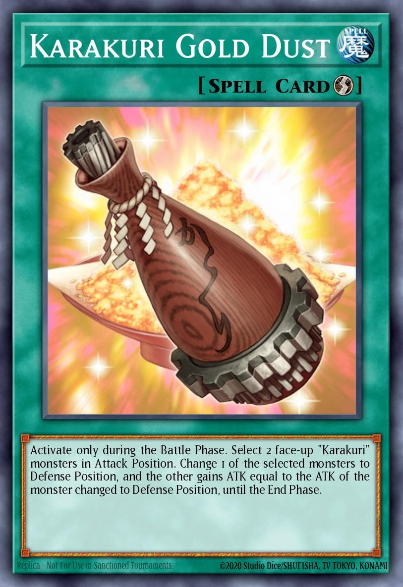 Karakuri Gold Dust Storm of Ragnarok: Special Edition card