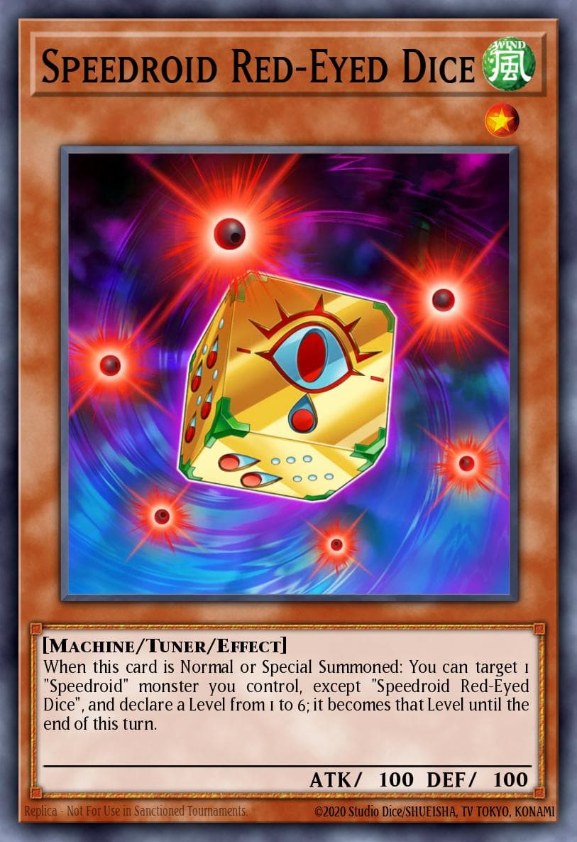 Speedroid Red-Eyed Dice High-Speed Riders card