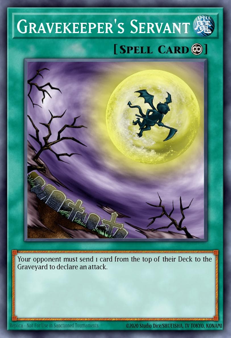 Gravekeeper's Servant Spell Ruler card