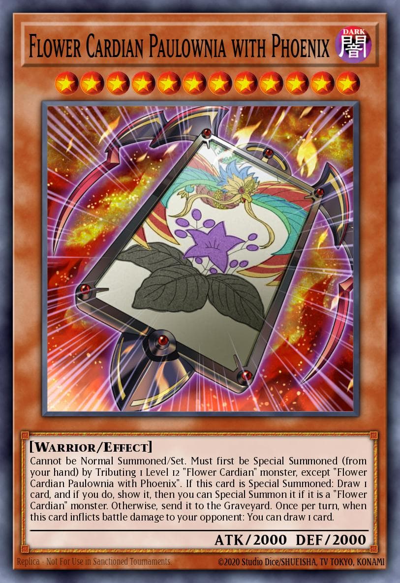 Flower Cardian Paulownia with Phoenix Dragons of Legend: The Complete Series card
