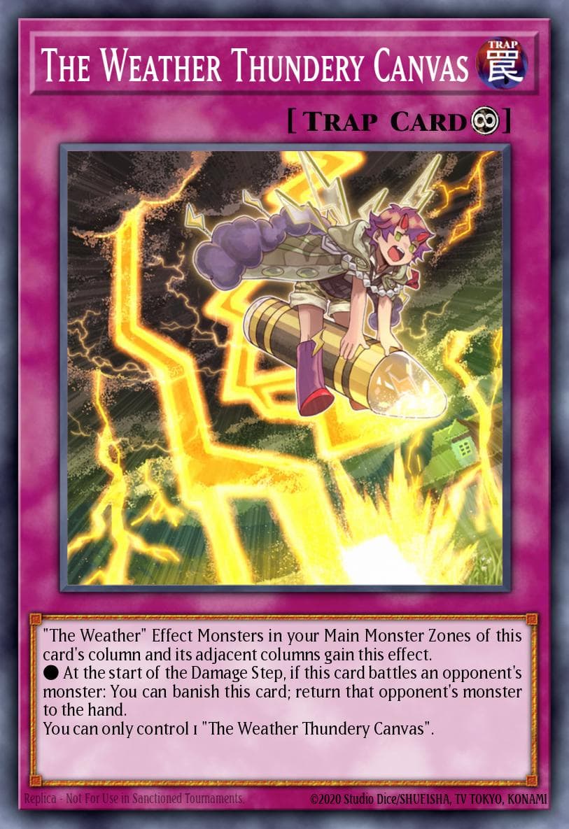 The Weather Thundery Canvas Maximum Gold: El Dorado card