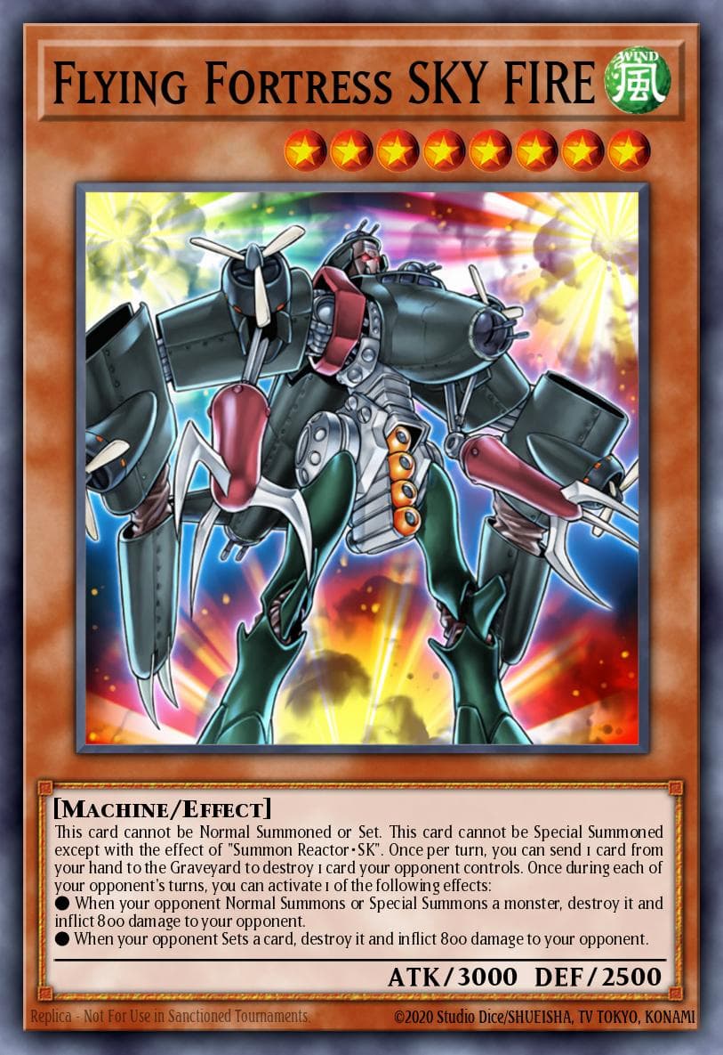 Flying Fortress SKY FIRE Crimson Crisis: Special Edition card