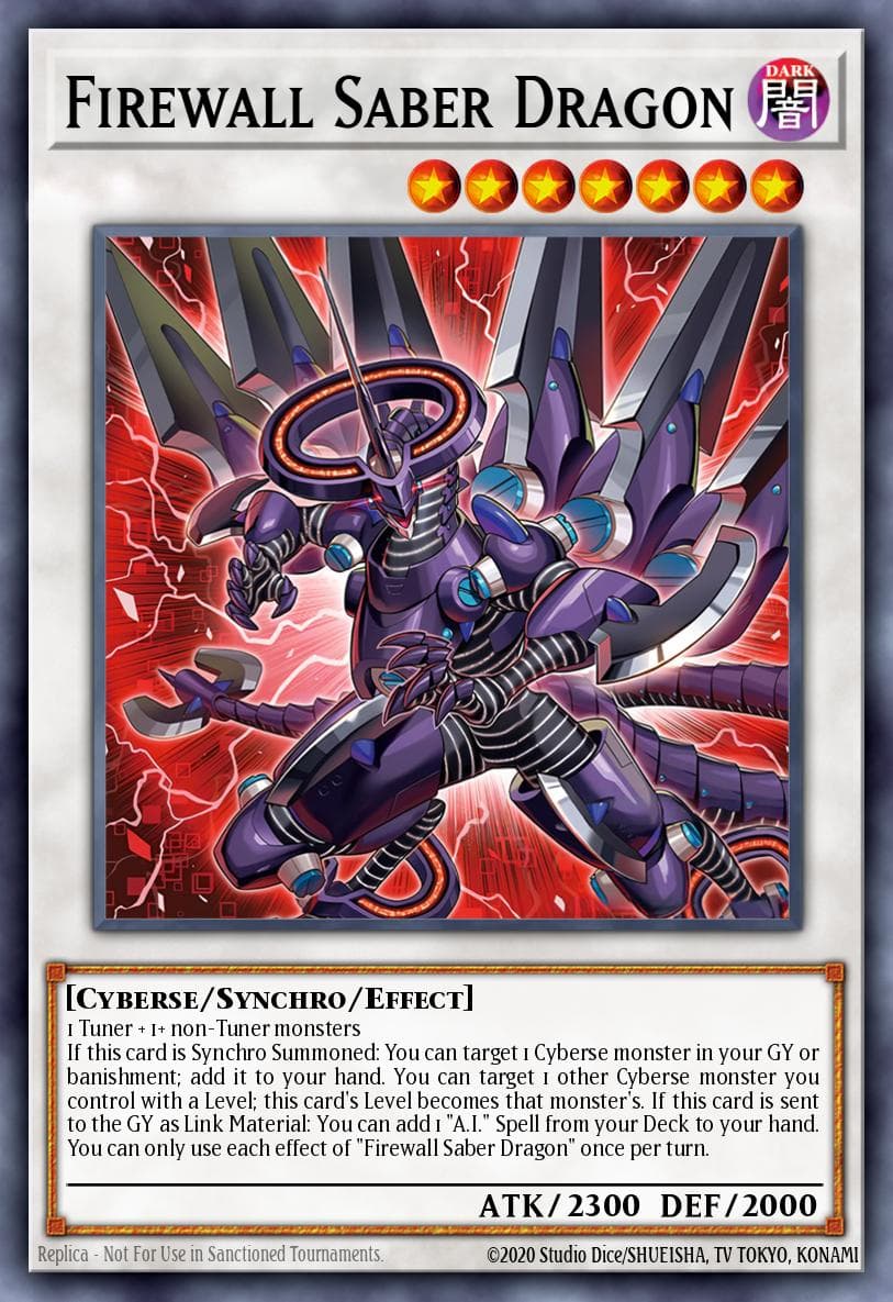 防火墙军刀龙 游戏王 card