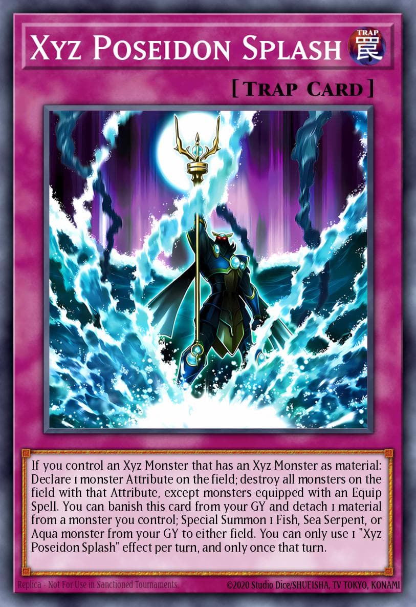 Xyz Poseidon Splash Rage of the Abyss card