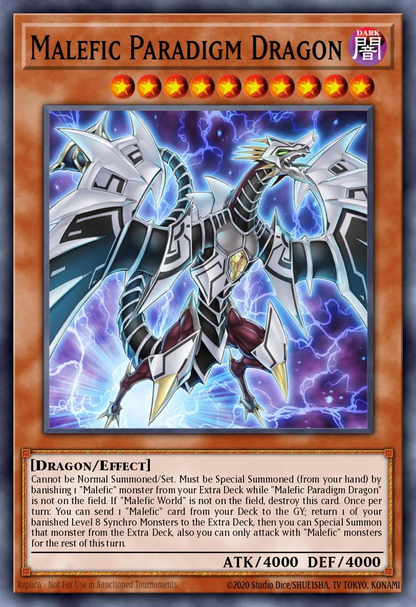 Malefic Paradigm Dragon Battles of Legend: Armageddon card