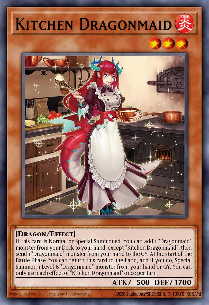 Kitchen Dragonmaid Mystic Fighters card