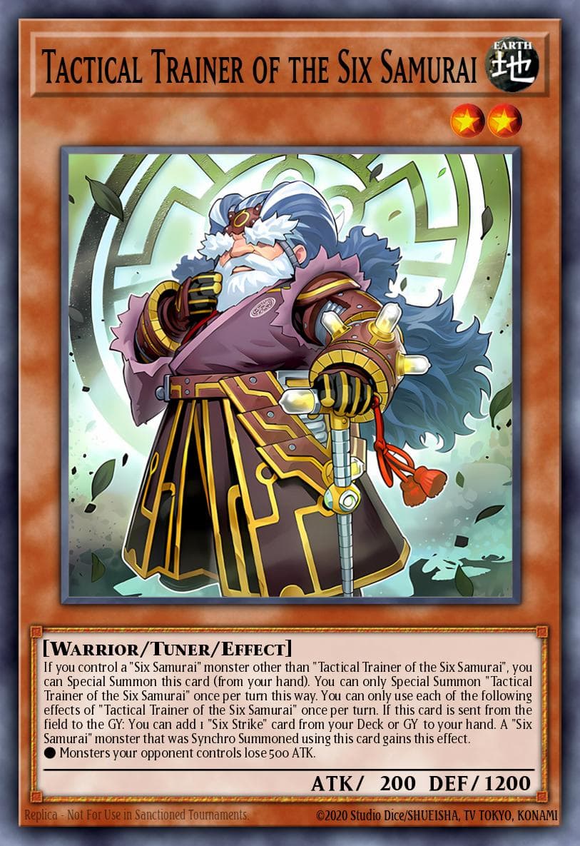 Tactical Trainer of the Six Samurai Rage of the Abyss card