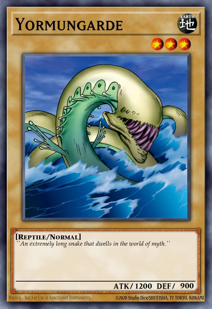 Yormungarde 遊戲王 card