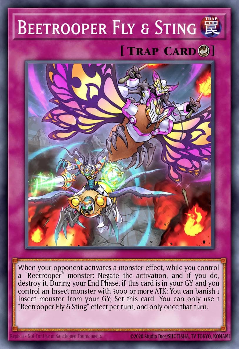 Beetrooper Fly & Sting 2022 Tin of the Pharaoh's Gods card