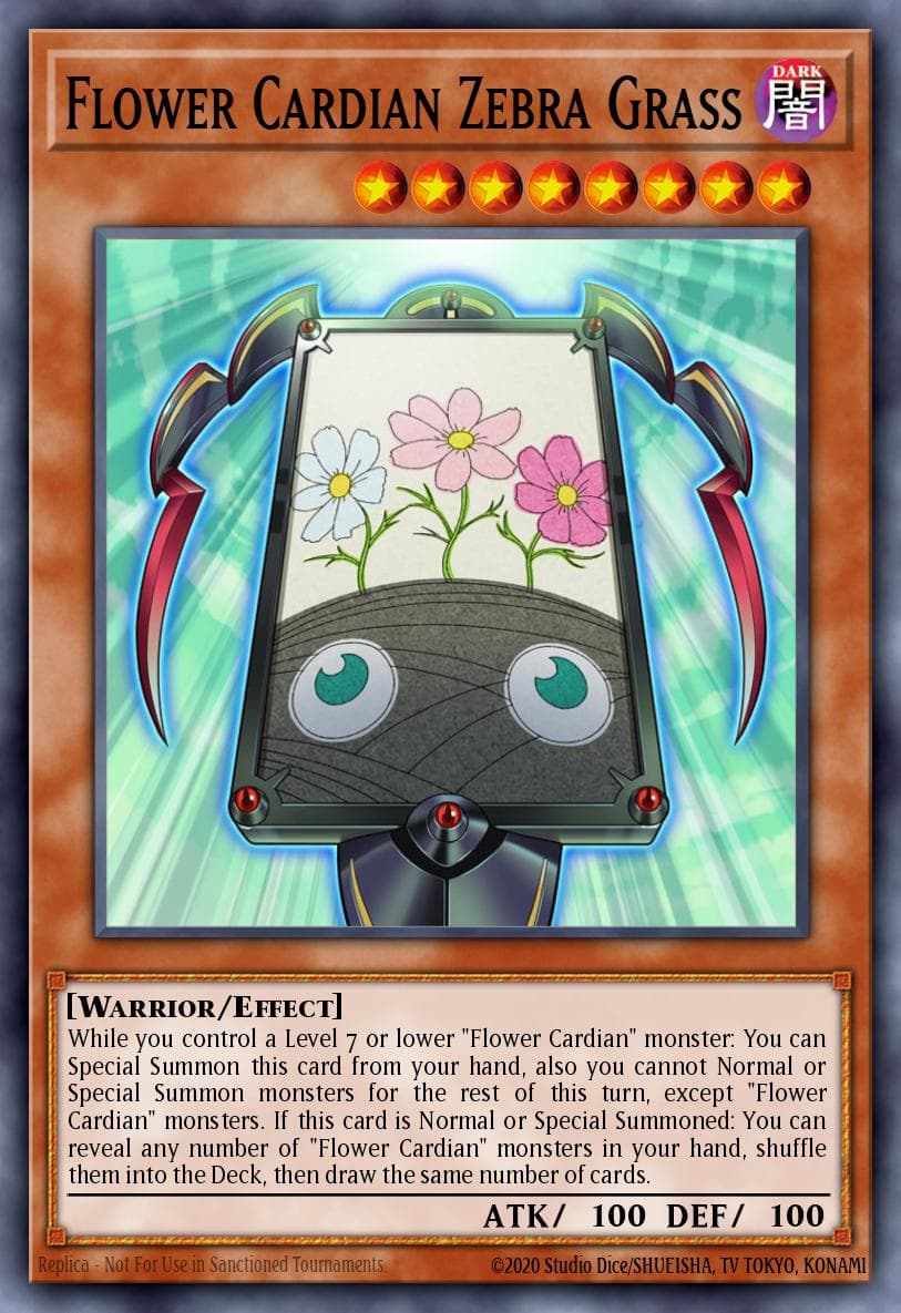 Flower Cardian Zebra Grass Dragons of Legend: The Complete Series card