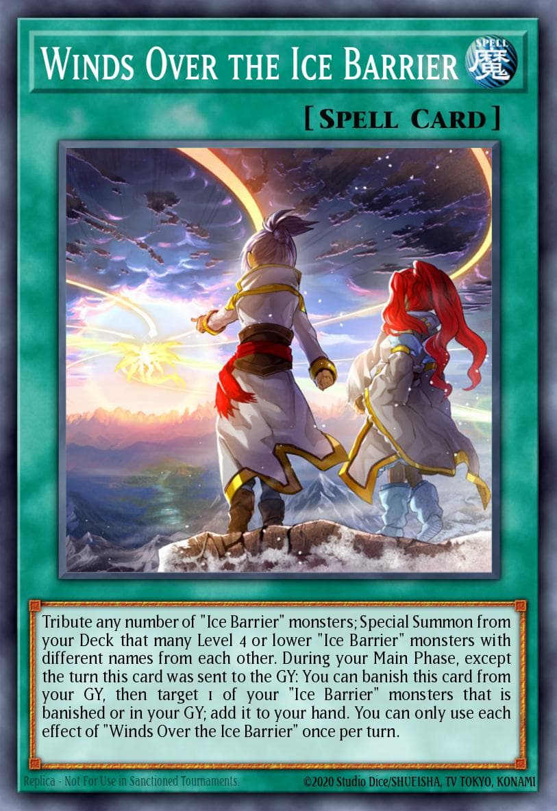 Winds Over the Ice Barrier Structure Deck: Freezing Chains card