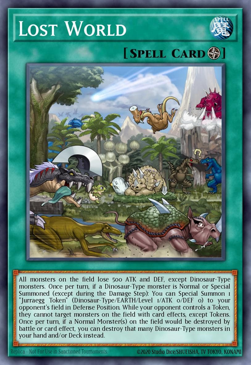 Lost World Dinosmasher's Fury Structure Deck card
