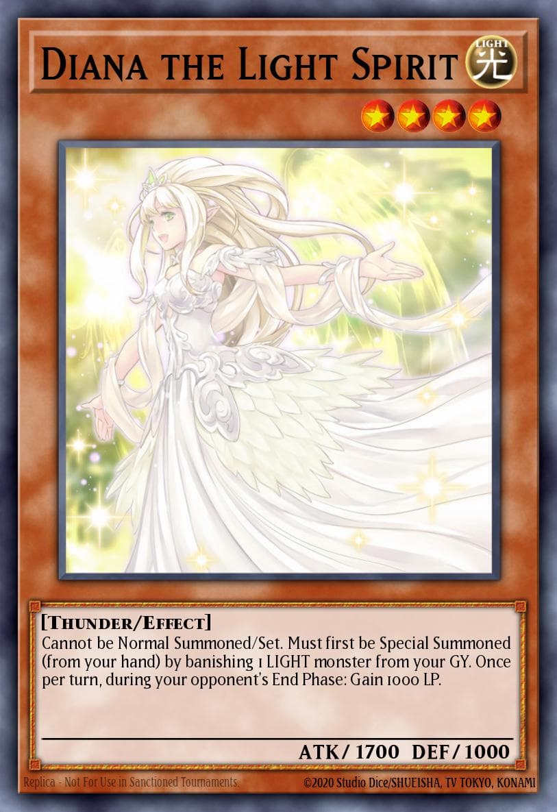 Diana the Light Spirit 2019 Gold Sarcophagus Tin Mega Pack card