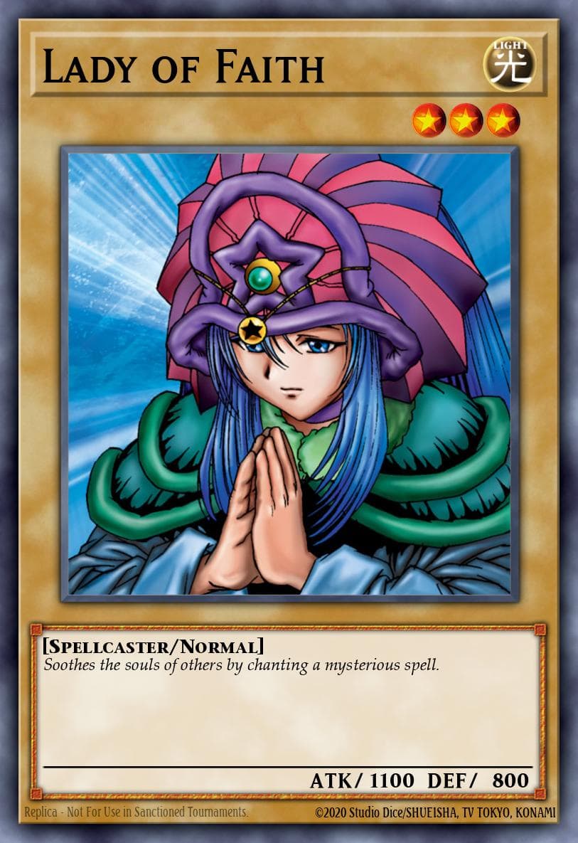 Lady of Faith Metal Raiders card
