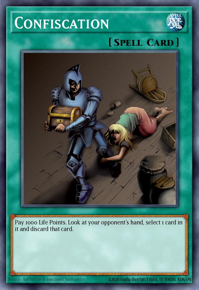 Confiscation Spell Ruler card