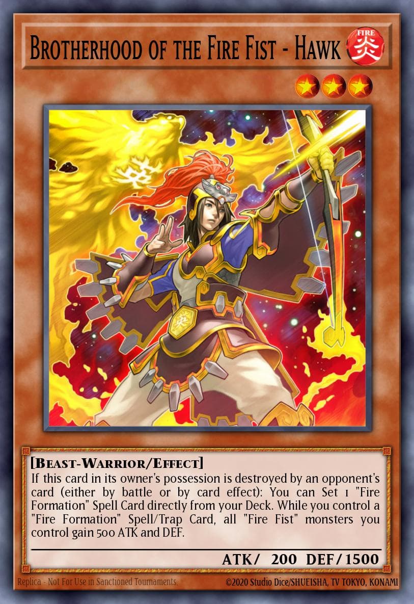 Brotherhood of the Fire Fist - Hawk Cosmo Blazer: Special Edition card