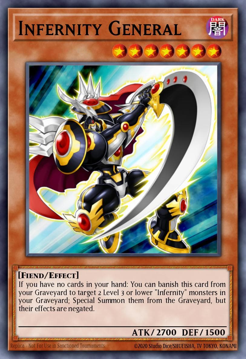 Infernity General 遊戲王 card