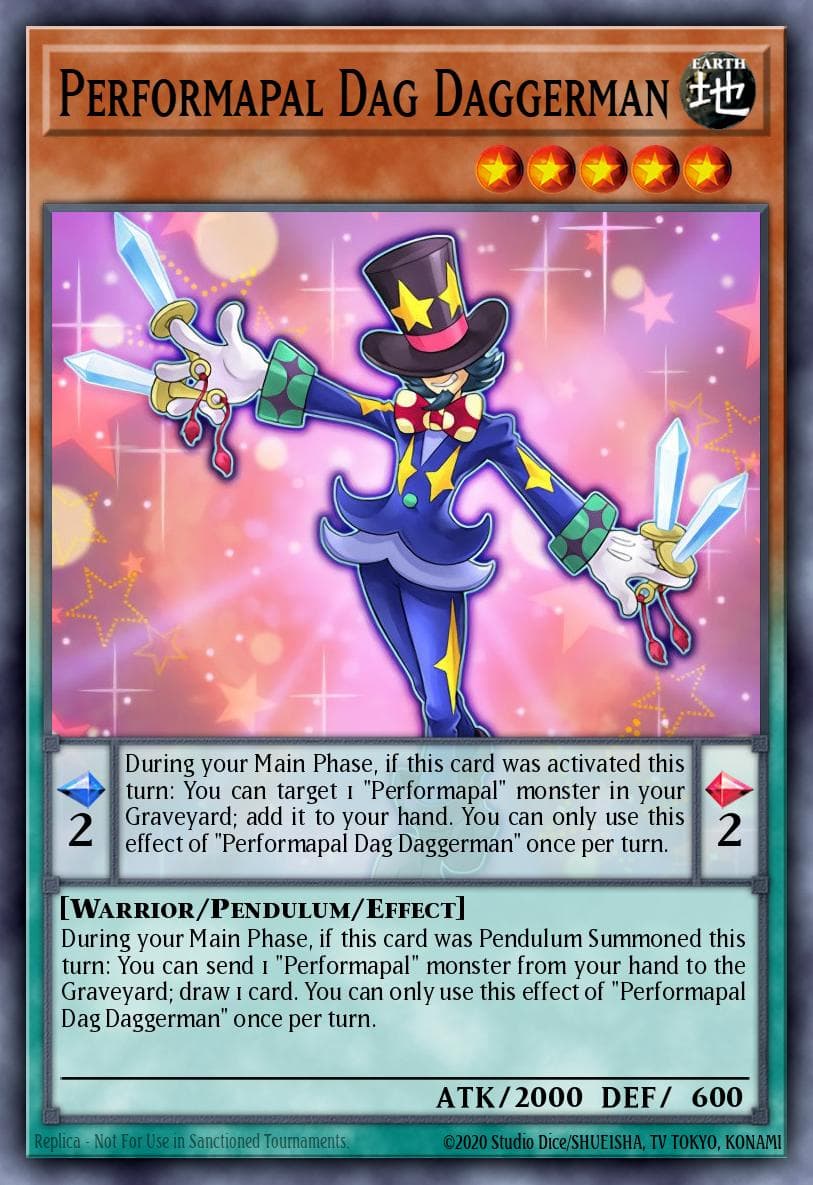 Performapal Dag Daggerman Raging Tempest: Special Edition card