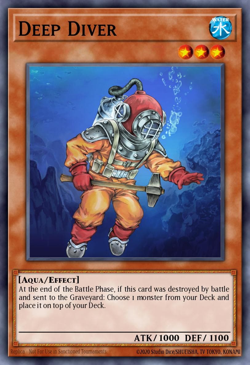 Deep Diver Yu-Gi-Oh! World Championship 2008 promotional cards card