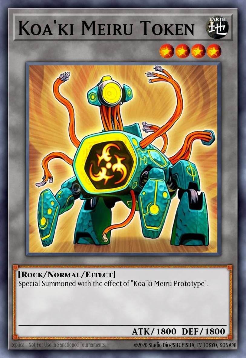Koa'ki Meiru Token 遊戲王 card