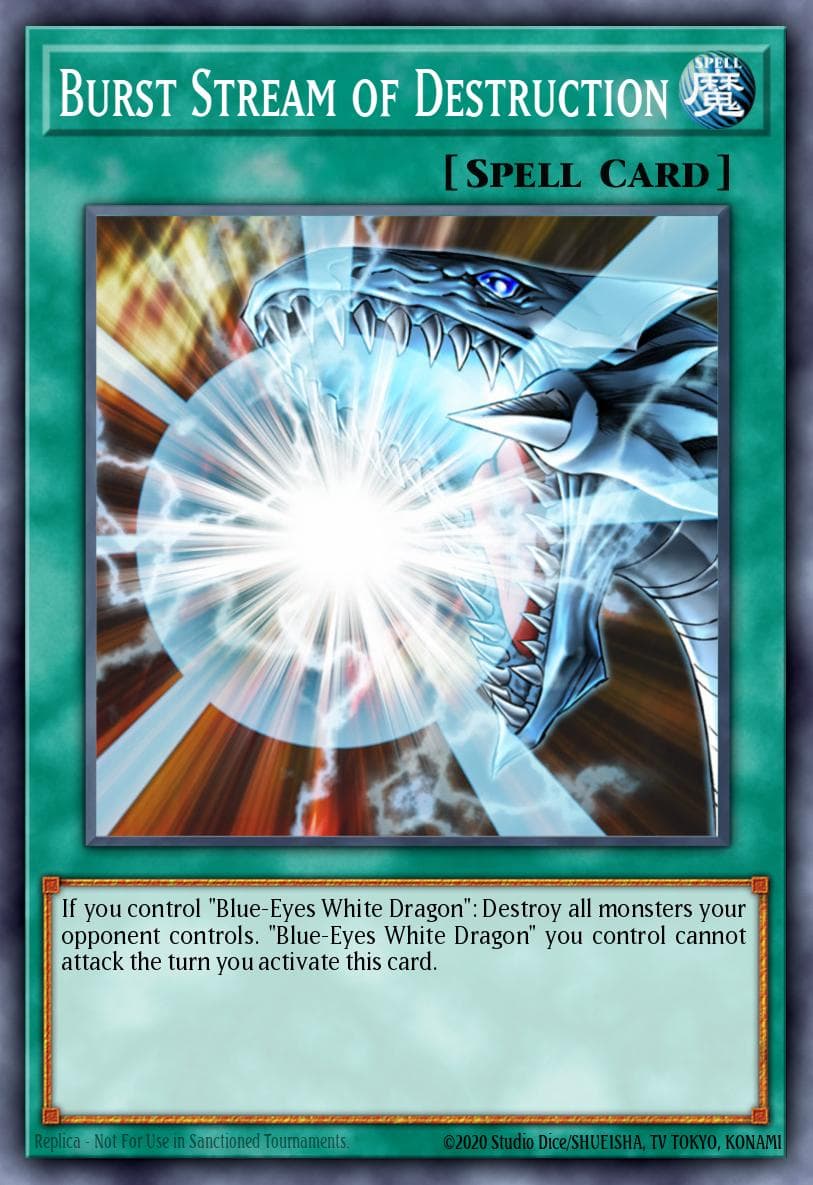 Burst Stream of Destruction Legendary Decks II card