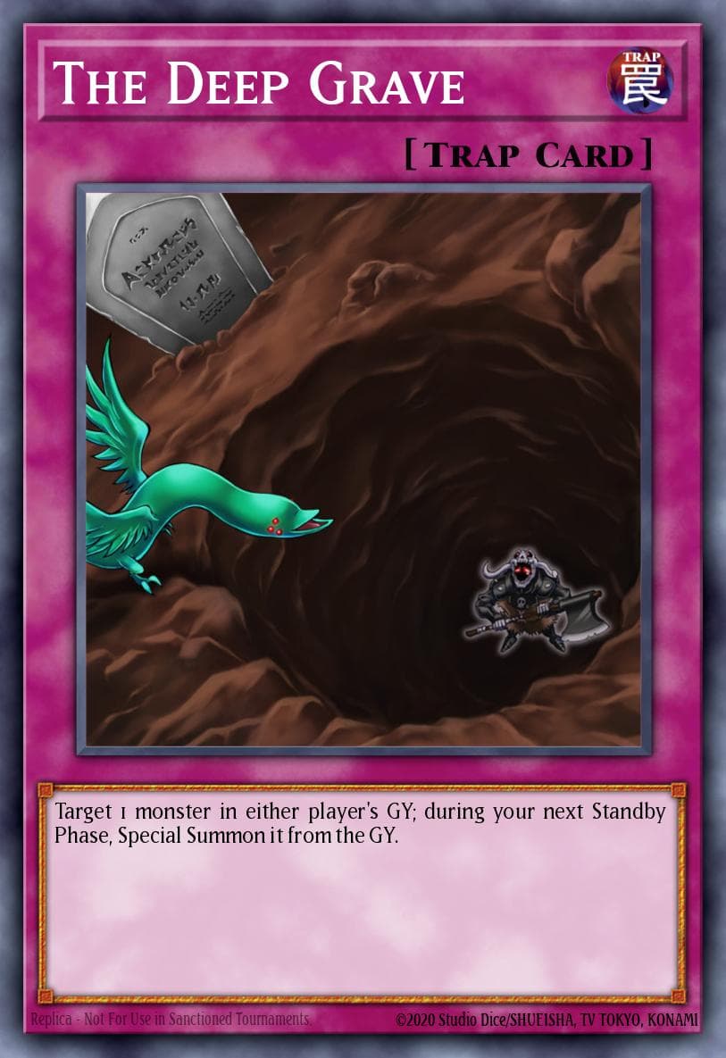 The Deep Grave 2019 Gold Sarcophagus Tin Mega Pack card