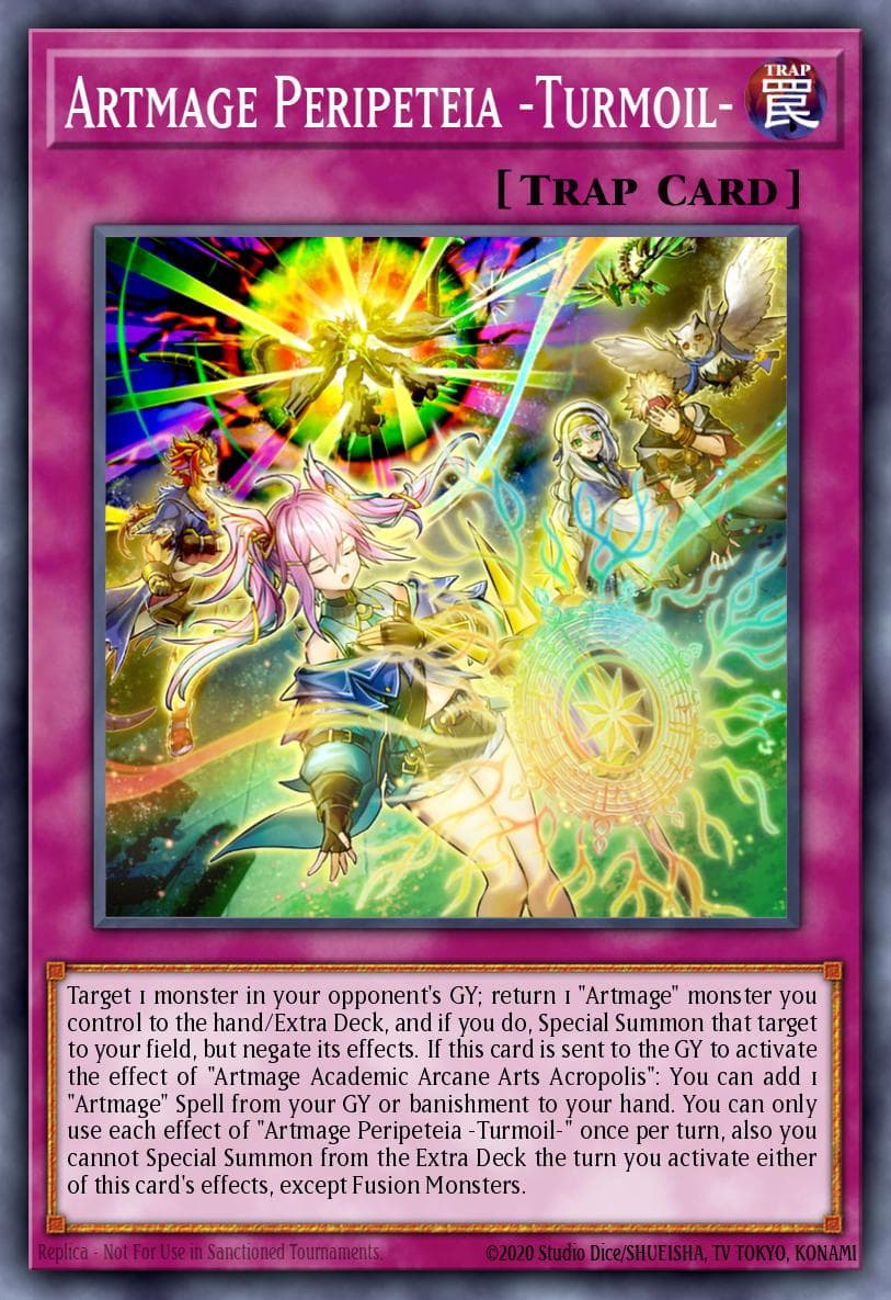 Artmage Peripeteia -Turmoil- Doom of Dimensions card