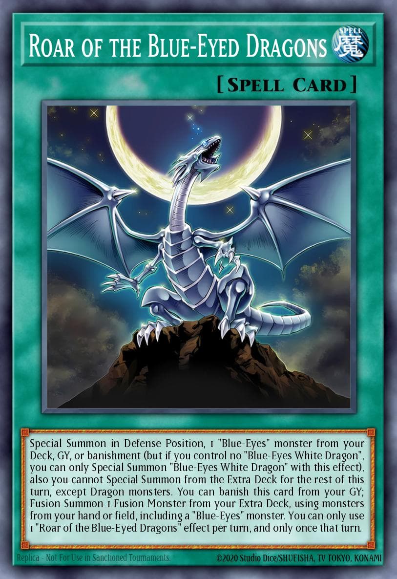 Roar of the Blue-Eyed Dragons Structure Deck: Blue-Eyes White Destiny card