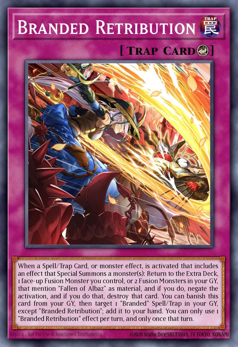 Branded Retribution Battles of Legend: Terminal Revenge card